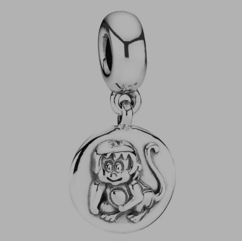 PANDORA ZODIAC MONKEY DANGLE CHARM #790880
